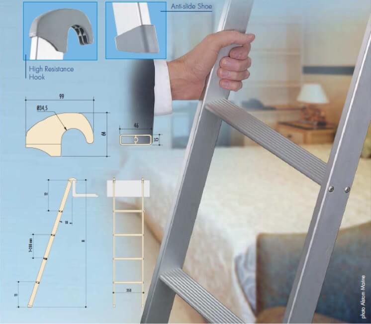 Aluminum Bed Ladders